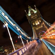 Crossing the Tower Bridge