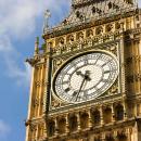 Big Ben clock tower detail